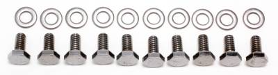 Trans-Dapt Performance - Trans-Dapt Performance Products 9273 Timing Chain Cover Bolts Chrome Hex Head