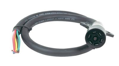 Hopkins Towing Solution - Hopkins Towing Solution 20146 7 Blade Trailer End Molded Cable