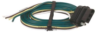Hopkins Towing Solution - Hopkins 48035 4-Wire Flat Connector Vehicle To Trailer Wiring Connector