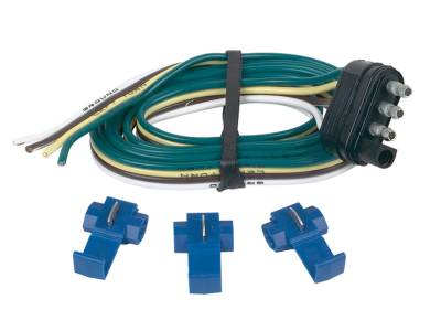 Hopkins Towing Solution - Hopkins 48125 4-Wire Flat Connector Vehicle To Trailer Wiring Connector