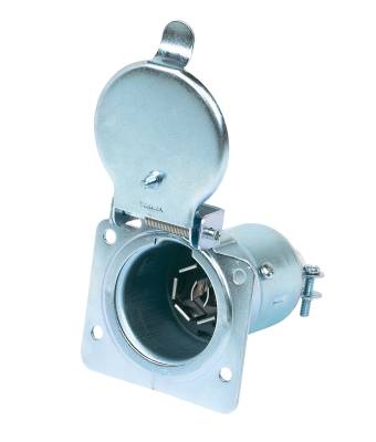 Hopkins Towing Solution - Hopkins 48495 7-Pole RV Blade Rounds Vehicle To Trailer Wiring Connector