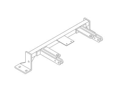Blue Ox - Blue Ox BX2160 Tow Bar Base Plate for Explorer Explorer Stripped Chassis