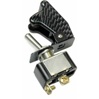 Keep It Clean - Keep It Clean KICSW35CF Race Toggle Switch w/Safety Cover Carbon Fiber