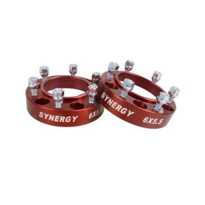 Synergy Manufacturing - Synergy 4112-6-55-H Hub Centric Wheel Spacers 6X5.5 1.50" Width M12 x 1.50