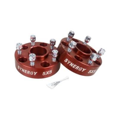 Synergy Manufacturing - Synergy 4113-5-50-H Hub Centric Wheel Spacers 5X5 1.75" Width 1/2-20 UNF