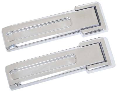 Kentrol - Kentrol 30017 Polished Tailgate Hinge Overlays 4pc for 07-18 Jeep Wrangler JK