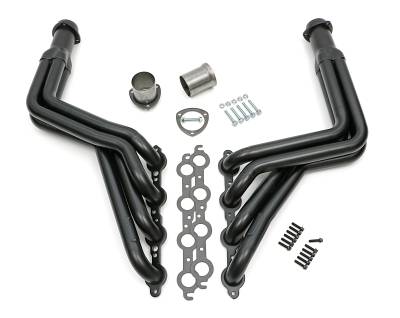 Hedman Hedders - Hedman 68150 LS Swap Long Tube Uncoated Headers for 68-72 Chevelle/El Camino