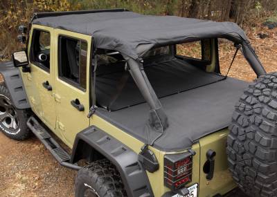 Rugged Ridge - Montana Pocket Island Topper Black Diamond 10-18 Wrangler JK 4DR