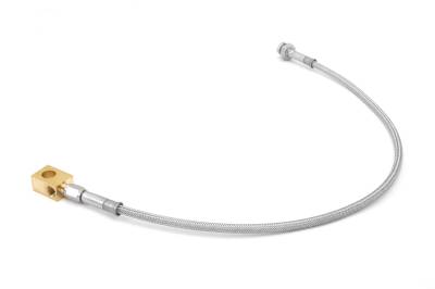 Rugged Ridge - Rugged Ridge 16735.03 Brake Hose Kit Rear Braided Stainless Steel 72-75 Jeep CJ
