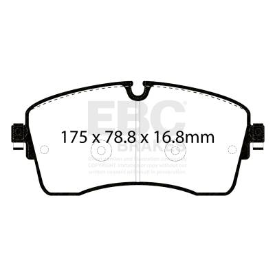 EBC Brakes - EBC Brakes DP42385R Yellowstuff Street & Track Brake Pads