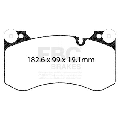 EBC Brakes - EBC Brakes DP42454R Yellowstuff Street & Track Brake Pads for 21-22 M3 M4