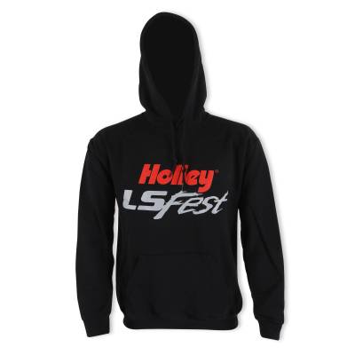 Holley - Holley 10295-MDHOL LS Fest Hoodie Medium Black