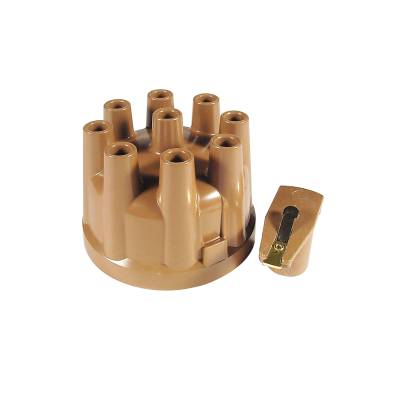 ACCEL - ACCEL 8220ACC Distributor Cap & Rotor Kit Female Socket Style Tan for Ford Jeep