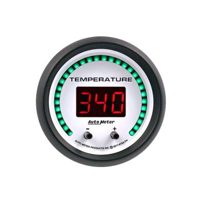AutoMeter - AutoMeter 6754-PH Phantom Elite Digital Two Channel Fluid Temp Gauge