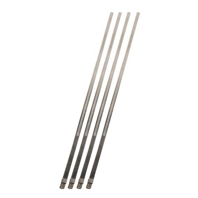 Design Engineering - Design Engineering 10209 Stainless-Steel Positive Locking Ties 7mm x 14" 4pk