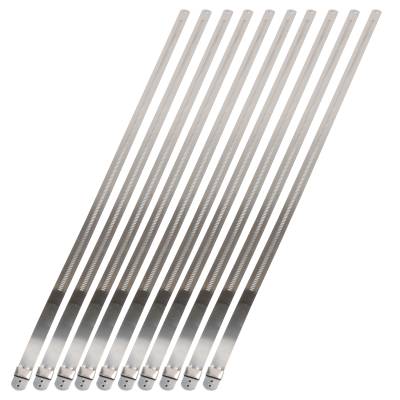 Design Engineering - Design Engineering 10213 Stainless-Steel Positive Locking Ties 12mm x 20" 10pk