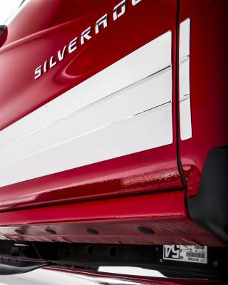 Innovative Creations Inc - ICI SE-T4086-304M Rocker Panel Molding for 01-10 Ford Super Duty Crew Long Box