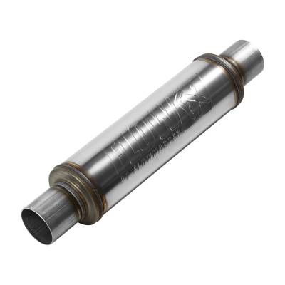 Flowmaster - Flowmaster 71416 Flow FX Muffler 2.5" In/Out Round Body Moderate Sound