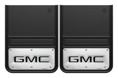 Gatorback - Gatorback 14"x18" Universal Black Mud Flaps GMC Logo GB1418GB-2