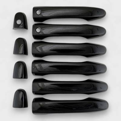 Trim Illusion - Trim Illusion DH6242BLK Front/Rear Door Handle Covers Black Honda Civic/CR-V