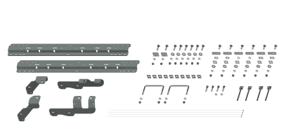 B&W Trailer Hitches - B&W Hitch RVK2604 Custom Installation Kit for Universal Mounting Rails for RAM