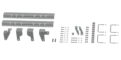 B&W Trailer Hitches - B&W Hitch RVK2605 Custom Installation Kit for Universal Mounting Rails for RAM