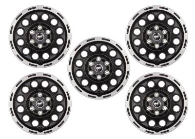 Ford Performance Parts - Ford Performance M-1007K-P1780MBM 17x8 Machined Face Wheel Kit 21-24 Bronco