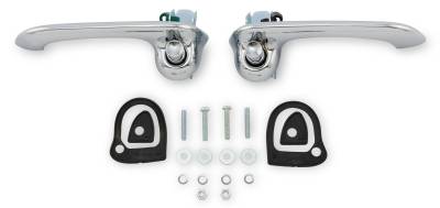 Scott Drake - Scott Drake C4DZ-6222404-5A 64-66 Ford Mustang Exterior Door Handle Set