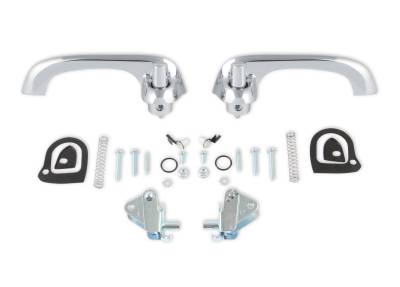 Scott Drake - Scott Drake C4DZ-6222404-5P 64-66 Ford Mustang Exterior Door Handle Set