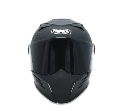 Simpson Motorcycle - Simpson Safety M59XS3 Mod Bandit Motorcycle Helmet XS Flat Black