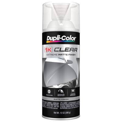 Duplicolor Paint - Dupli-Color Paint 1KCM 1K Clear Coat Extreme Matte Finish Spray Paint 12oz