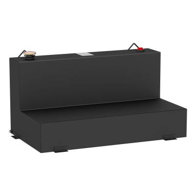 UWS - Matte Black 75-Gallon L-Shape Steel Transfer Tank