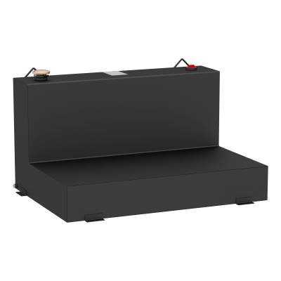 UWS - Matte Black 85-Gallon L-Shape Steel Transfer Tank