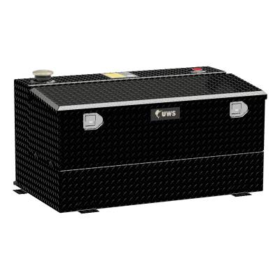 UWS - Gloss Black 75-Gallon Combo Aluminum Transfer Tank
