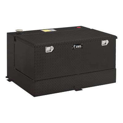 UWS - Gloss Black 85-Gallon Combo Aluminum Transfer Tank