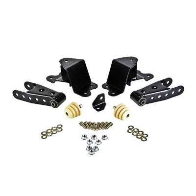 Belltech - Belltech 6500 4" Drop Leaf Spring Shackle & Hanger Kit Front Hanger Rear Shackle