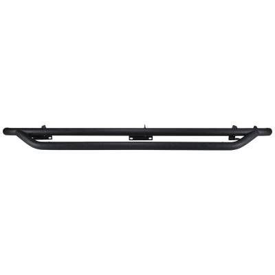 TrailFX - TrailFX J053T Rocker Panel Guard Flat Textured Black Steel