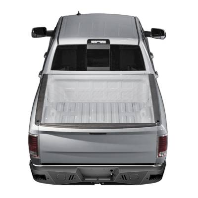 TrailFX - TrailFX RLDB003TI Rear LD Bumper Black Titanium Steel w/LED Cutouts