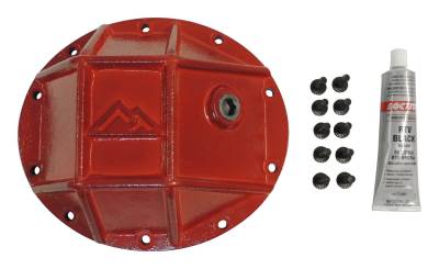 RT Offroad - RT Offroad RT20025 HD Dana 35 Differential Cover for Jeep w/D35 RR Axle Red