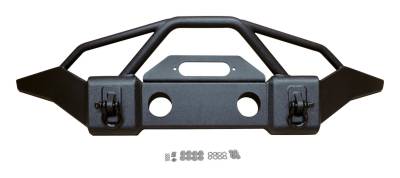RT Offroad - RT Offroad RT20041 Recovery Full Width Front Bumper for 07-18 Jeep Wrangler JK