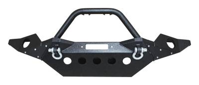 RT Offroad - RT Offroad RT20046 Full-Width FR Winch Bumper for 18+ JL Wrangler & JT Gladiator