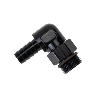 Derale - Derale 59408 Aluminum Swivel Fitting 90 ° 7/8-14 UNF x 1/2" Barb