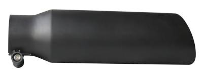 SpeedFx - SpeedFx 202B 2.5" Inlet Black Exhaust Tip