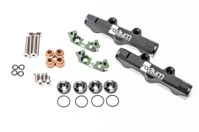 RADIUM Engineering - RADIUM Engineering 20-0579-02 FUEL RAILS TOP FEED CONVERSION for Subaru EJ V1-2