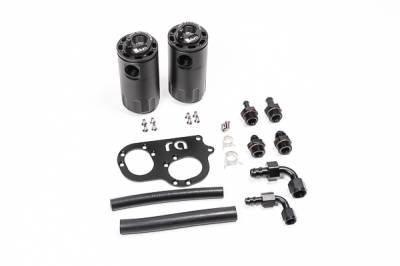 RADIUM Engineering - RADIUM Engineering 20-0019-FL DUAL CATCH CAN KIT LOTUS 2ZZ-GE FLUID LOCK