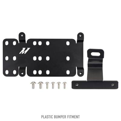 Mishimoto - Mishimoto MMLP-BR-21S Plate Relocation for Bronco 21+ Plastic Bumper