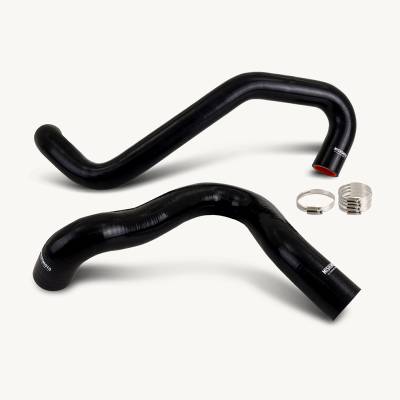 Mishimoto - Mishimoto MMHOSE-F2D-01RRBK Coolant Hose Reroute for 7.3 Powerstroke 01-03 Black