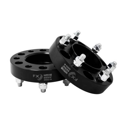 TrailFX - TrailFx W655006B Wheel Spacer 6x139.7mm 1.25" Thick Hub Centric Black Alum