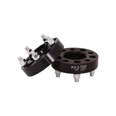 TrailFX - TrailFx W545005B Wheel Spacer 5x114.3mm 1.25" Thick Hub Centric Black Alum