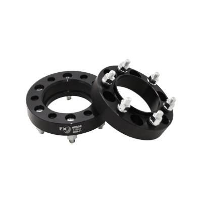 TrailFX - TrailFx W655004B Wheel Spacer 6x139.7mm 1.25" Thick Hub Centric Black Alum